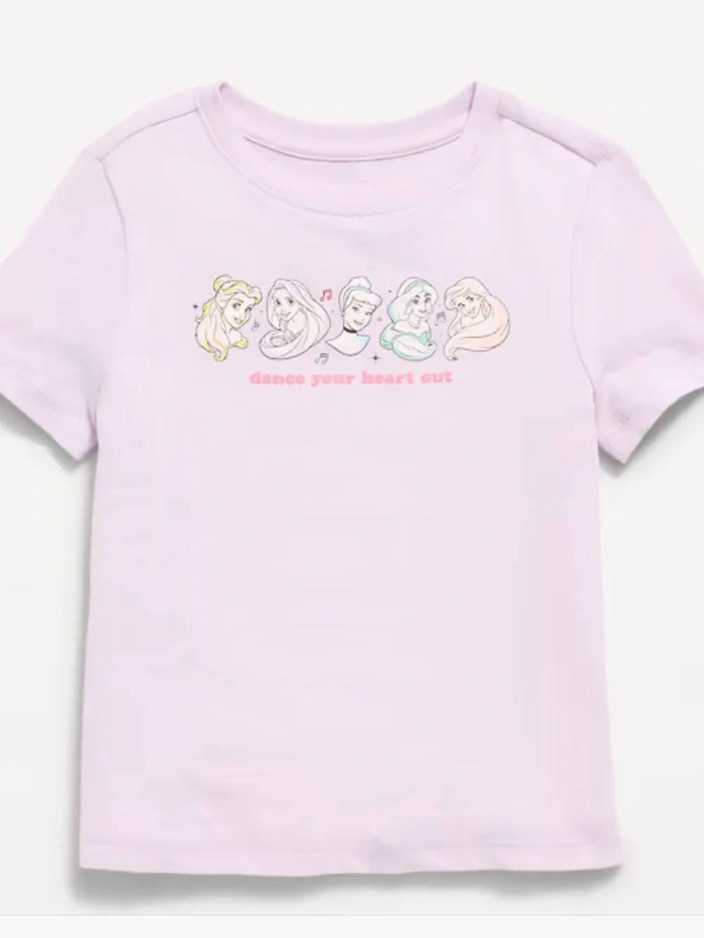 Old Navy Light Pink Disney Princess Graphic Tee